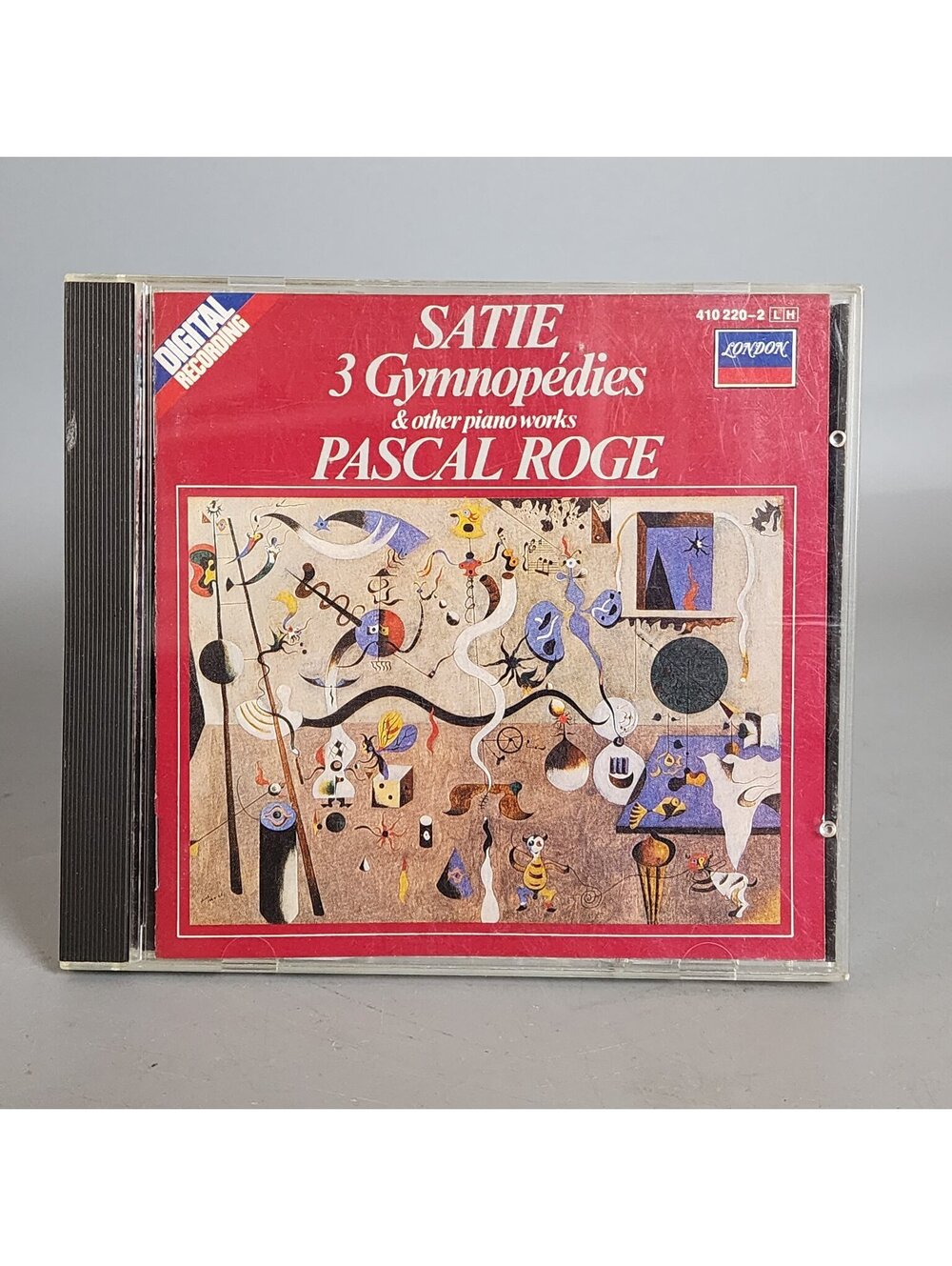 Satie: 3 Gymnopédies & Other Piano Works - Pascal Roge CD London Digital